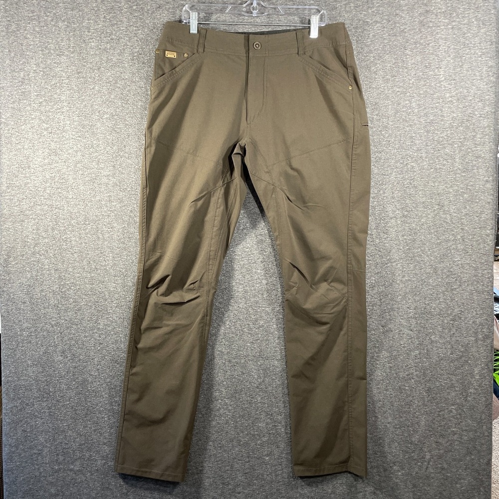 Kuhl Silencr Rogue Hiking Pants Mens 35x34 Brown Ripstop